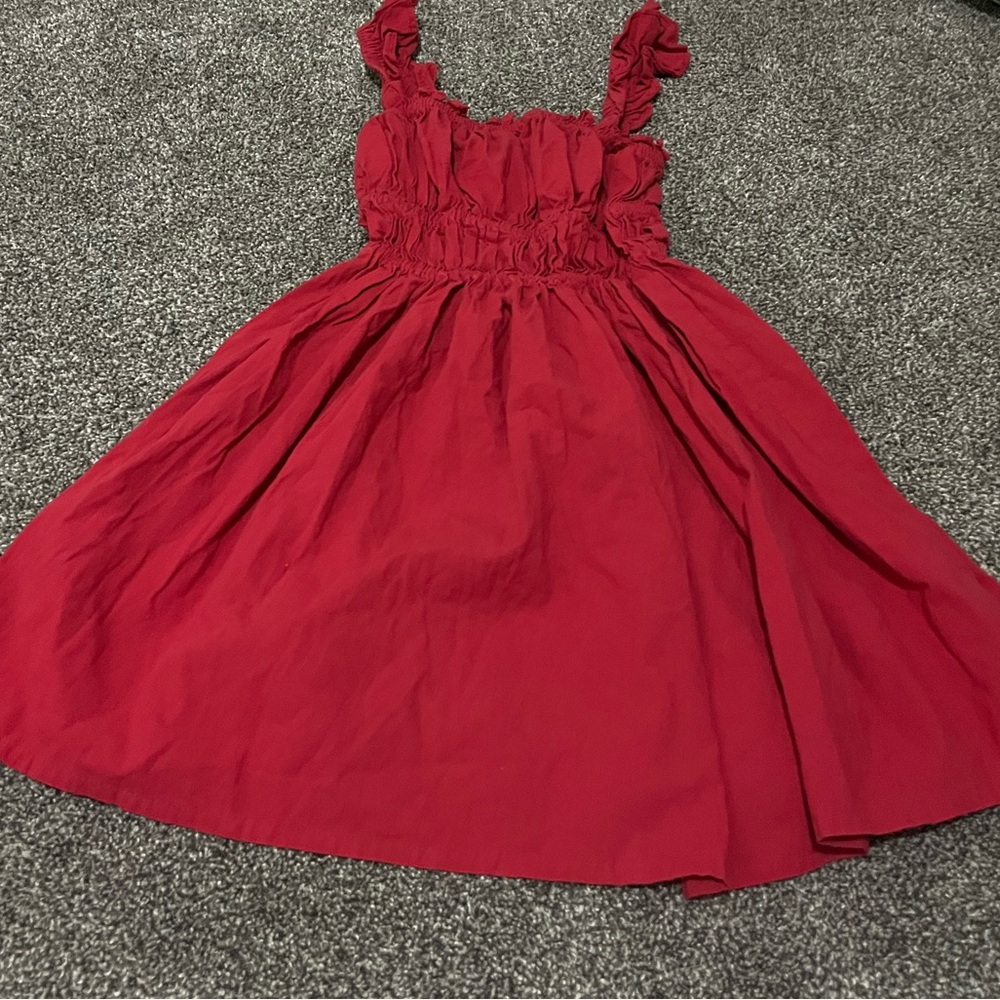 ASOS Red Ruffled Dress - Picture 5 of 7